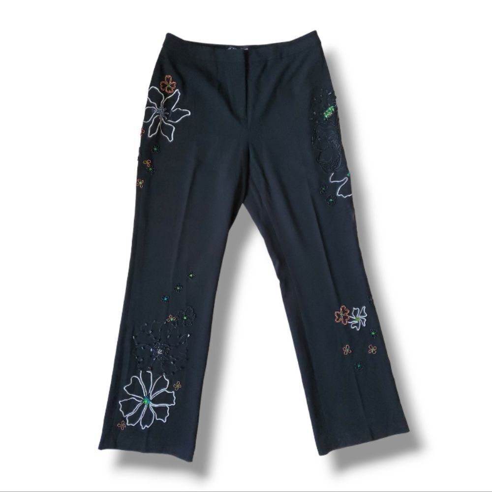 Russell Scott embroidered trousers